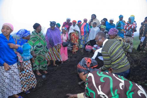 Field practice of planting techniques and seed multiplication