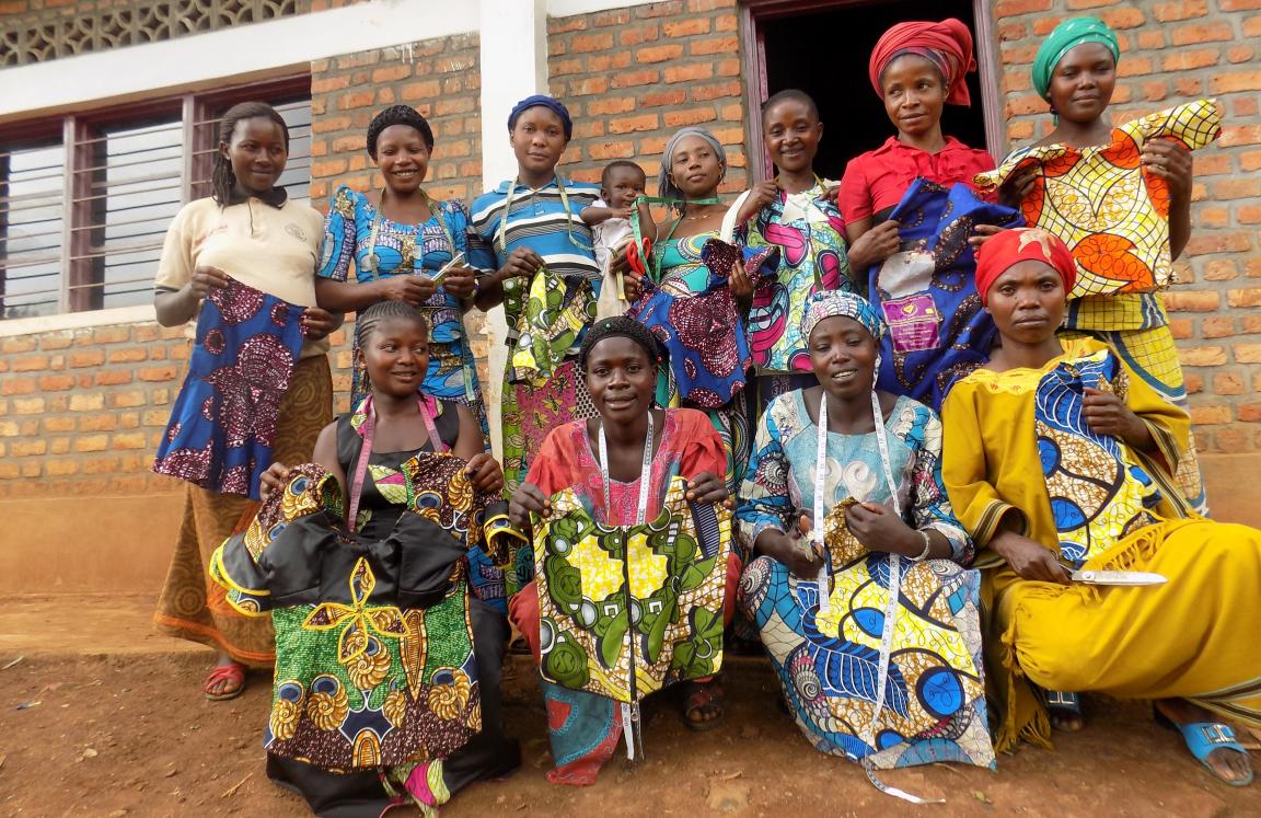 ActionAid promoting women economic well-being through the training in sewing skills
