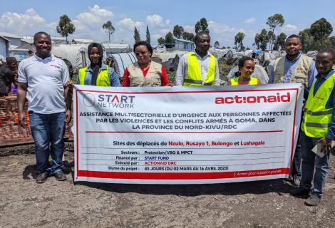 ActionAID DRC Launch startfund and Humanitarian Fund Projects 