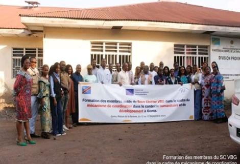 Formation de 100 acteurs membre du sous cluster VBG sur le mécanisme de coordination avec l'appui de UNFPA