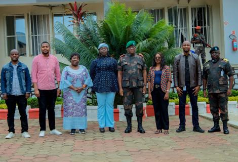 The Military Governor of Ituri with STAR EST team