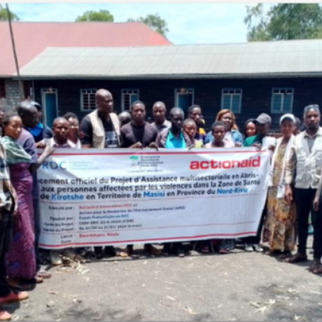 Launch of Humanitarian Funded Project in Kirotshe Health Zones in Masisi Territory