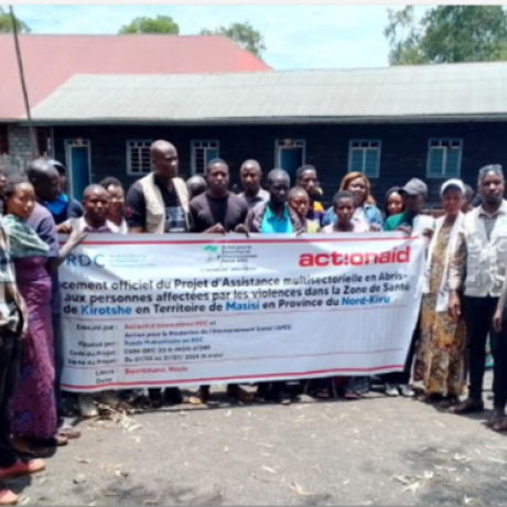 Launch of Humanitarian Funded Project in Kirotshe Health Zones in Masisi Territory 