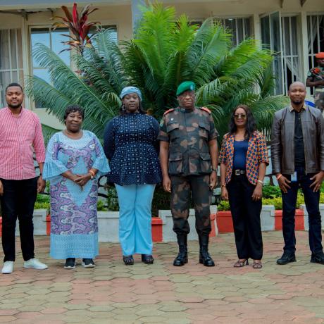 The Military Governor of Ituri with STAR EST team