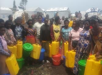 Distribution kits de dignité aux filles et femmes déplacés en âge de procréation dans le site Bulengo