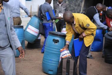 Distribution of WASH Kits