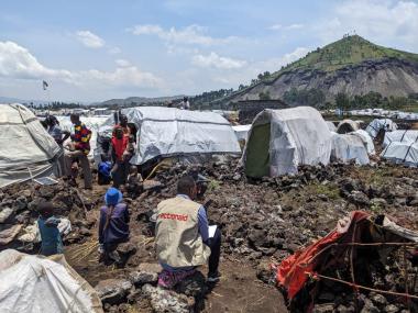 ActionAID DRC conducts needs assessment of persons in Bulengo displacement camp in North Kivu